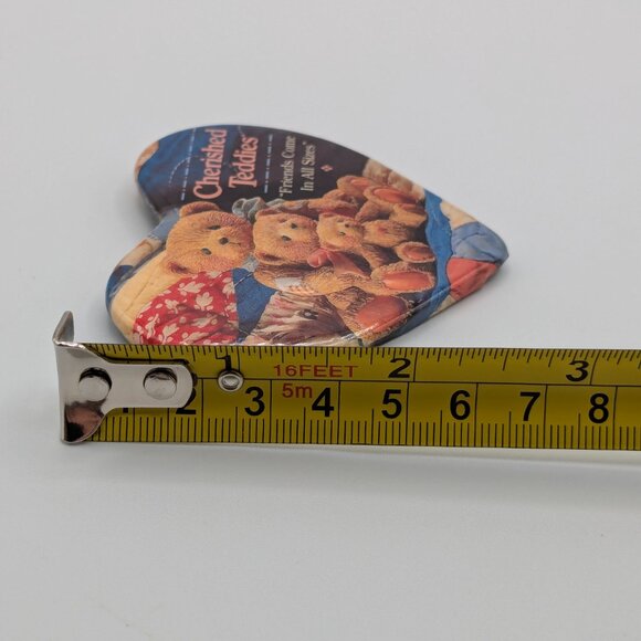 Cherished Teddies Heart Pin "Friends Come in All Sizes" - Picture 4 of 5